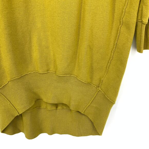 Anthropologie Saturday Sunday Freya Tunic Sweater Dress Womens Size M Gold NEW - Picture 4 of 8